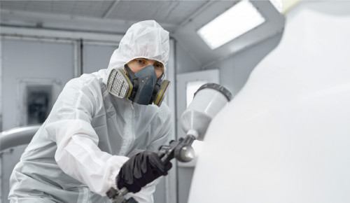 Verification of climatic conditions during painting operations