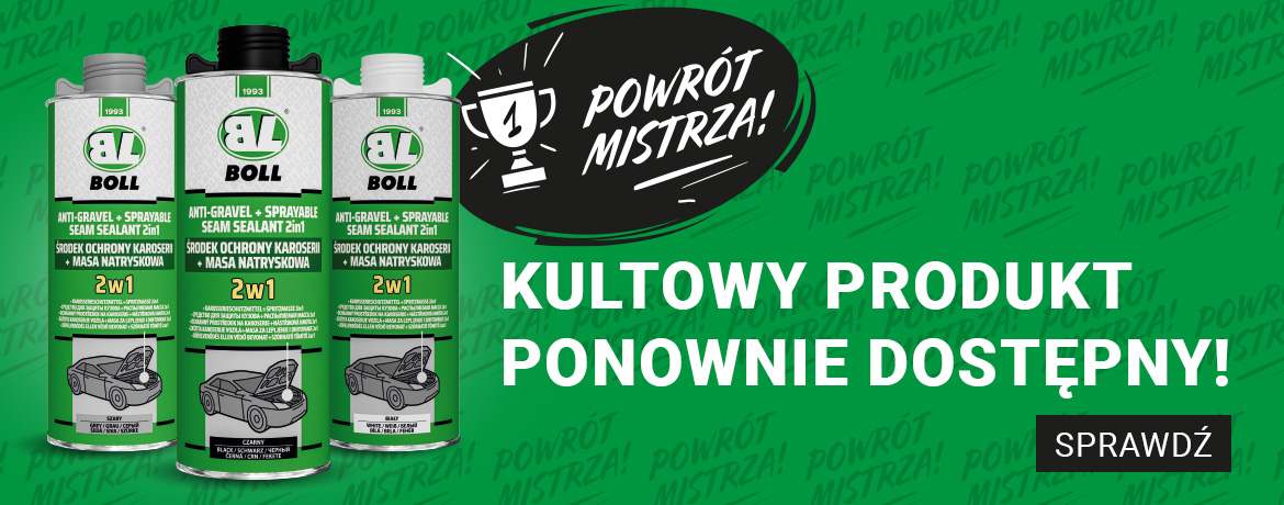 BOLL środek ochrony karoserii + masa natryskowa 2w1