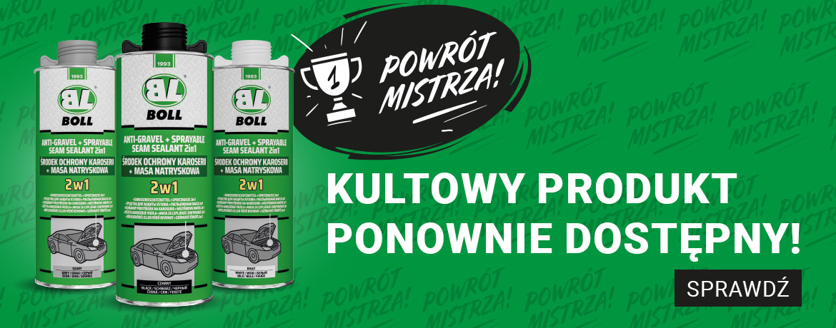BOLL środek ochrony karoserii + masa natryskowa 2w1