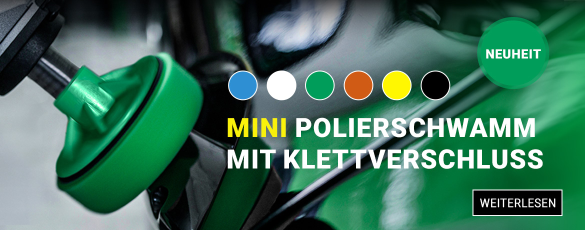 MINI Polierschwamm mit Klettverschluss