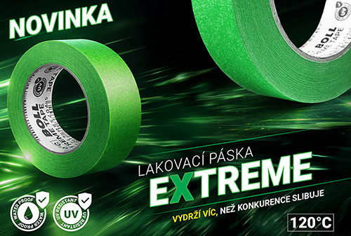 Novinka: BOLL Extreme – páska pro nejnáročnější lakýrnické práce