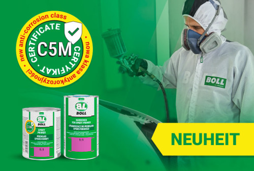 BOLL Epoxidgrundierfüller 1:1 mit C5M – noch höherer Korrosionsschutz