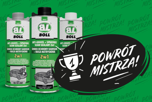 Produkt, na który wszyscy czekali - Środek ochrony karoserii i masa natryskowa 2w1 powraca 