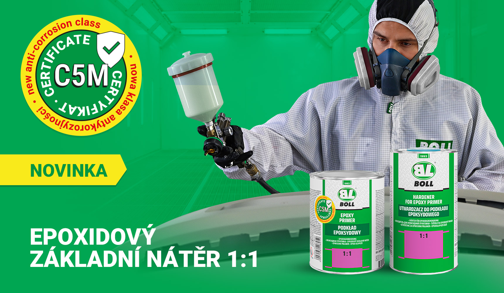 Epoxidov&yacute; z&aacute;klad BOLL 1:1 s tř&iacute;dou C5M