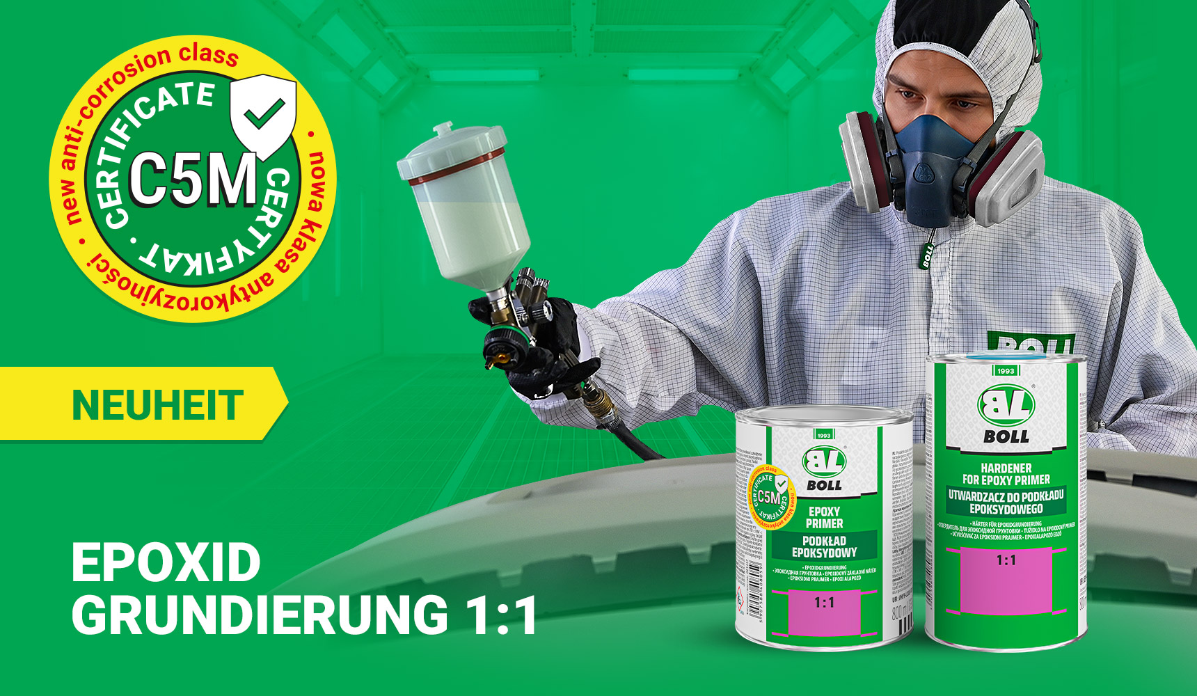 BOLL Epoxidgrundierf&uuml;ller 1:1 mit C5M 