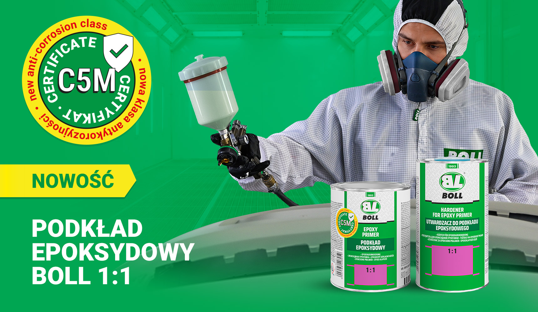 Podkład epoksydiwy BOLL z klasą C5M Podkład epoksydiwy BOLL z klasą C5M