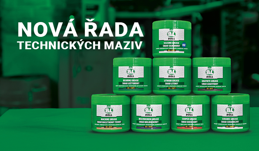 Nov&aacute; řada technick&yacute;ch maziv