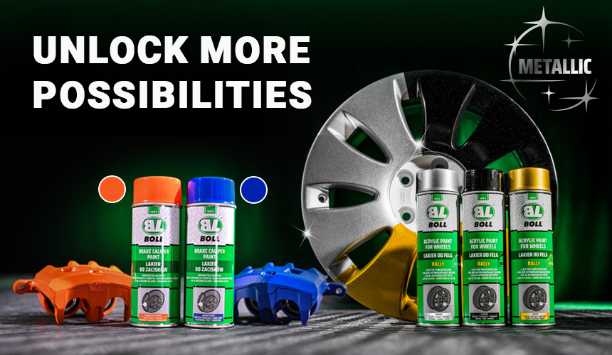 New colours of BOLL spray paints